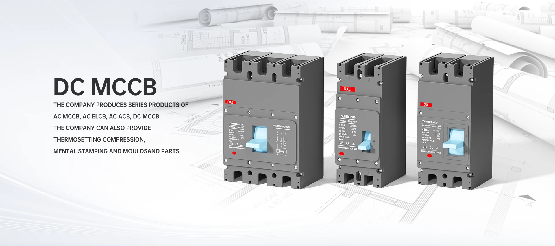 Usine DC MCCB