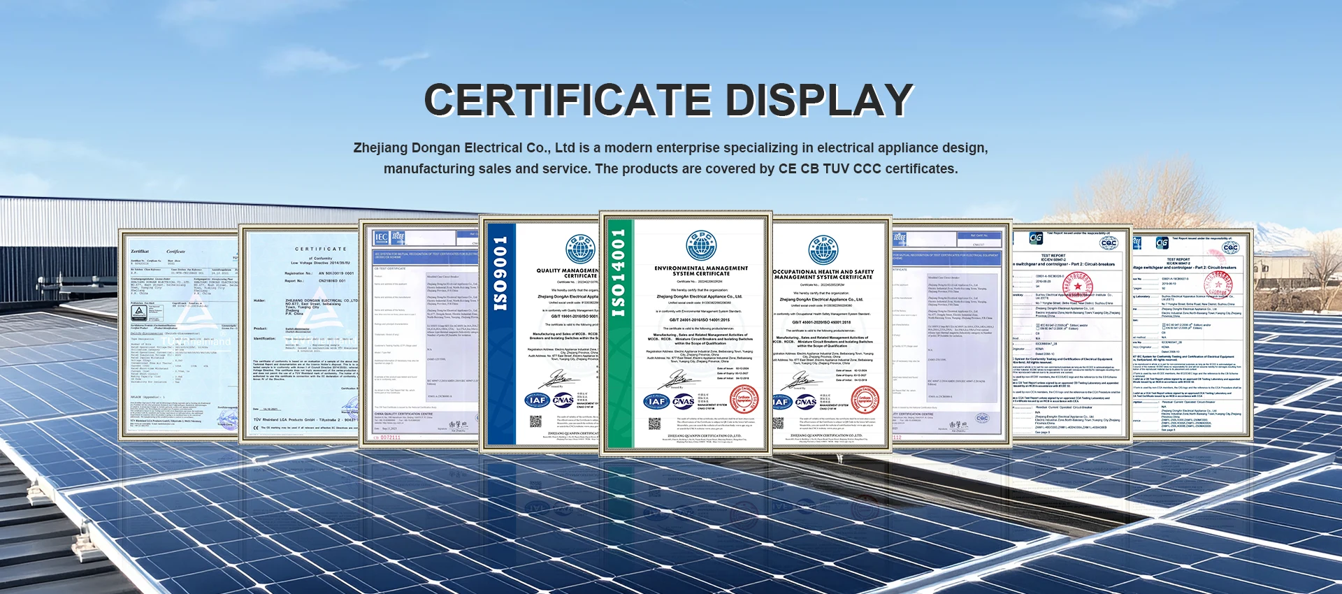 Fournisseur de certificats en Chine