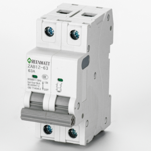 Disjoncteur miniature 2P 500V 16A DC