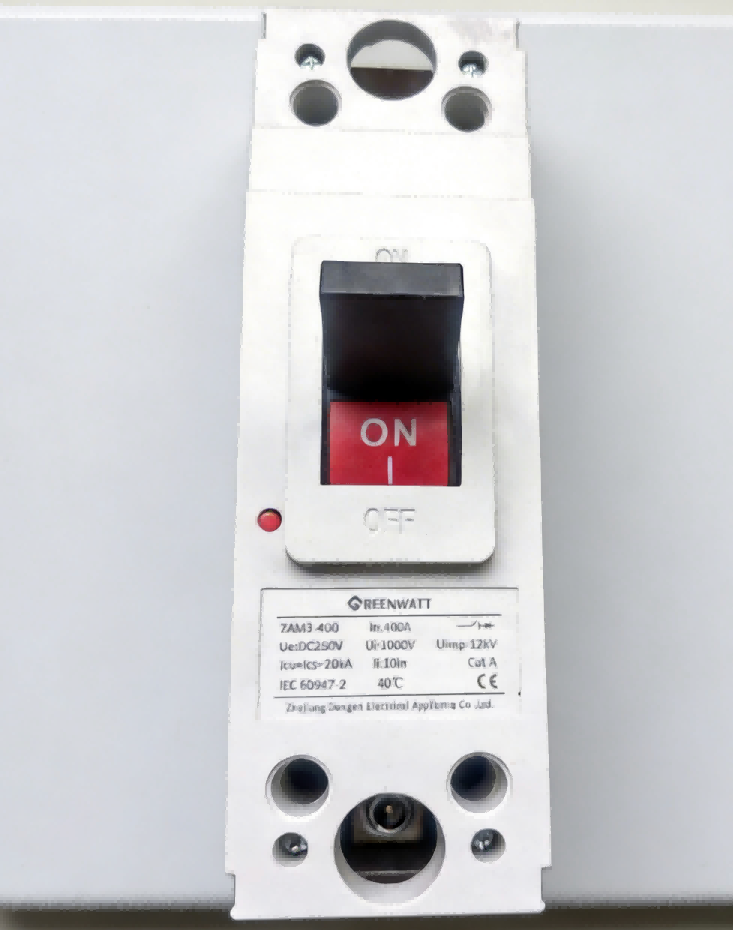 Disjoncteur à boîtier moulé DC250V 400A 1P